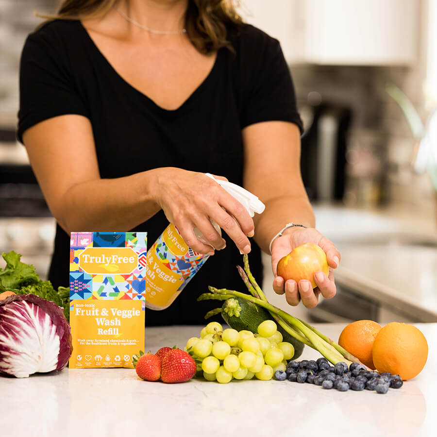 Fruit and Veggie Wash Fruit and Vegetable Cleaner Truly Free